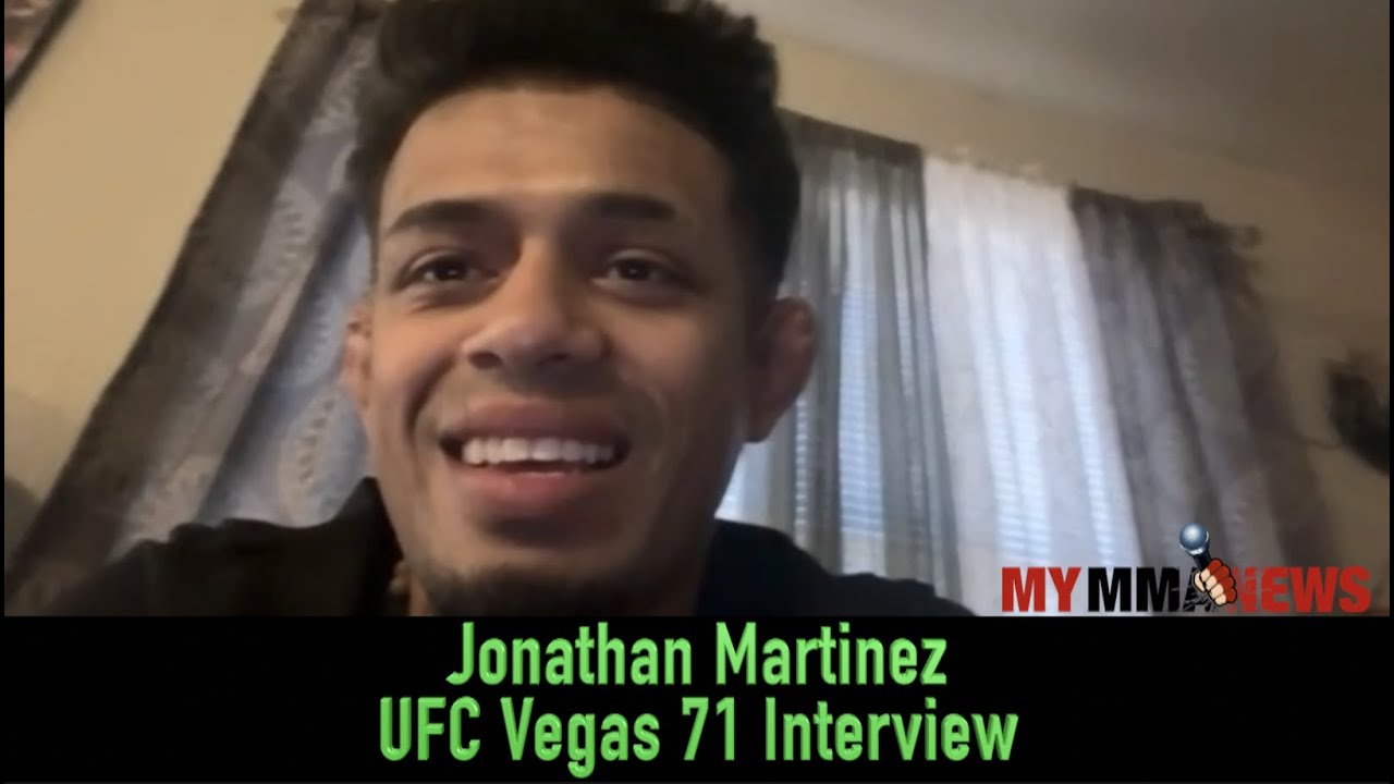 Jonathan Martinez talks UFC Vegas 71 win and being ranked