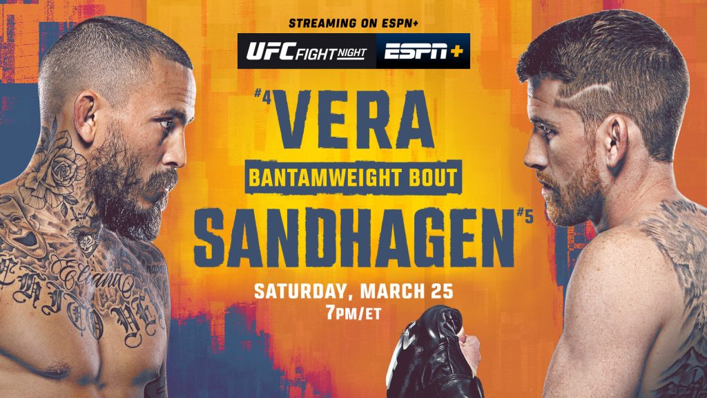 UFC San Antonio Results Vera vs Sandhagen