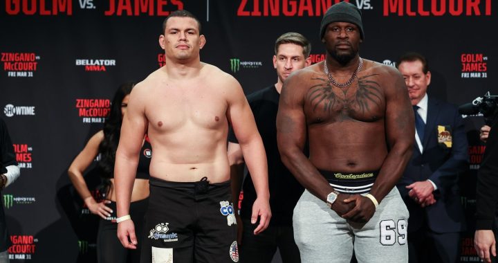Bellator 293 weigh-in results - Golm vs. James