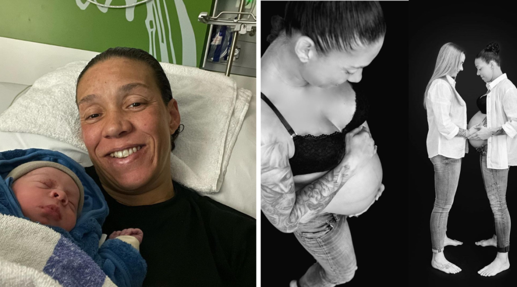 Former UFC champion Germaine de Randamie and partner welcome baby boy