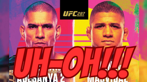 UFC 287 Suffers Early Marketing Mix-up