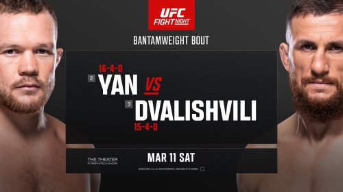 UFC Las Vegas Results - Yan vs. Dvalishvili