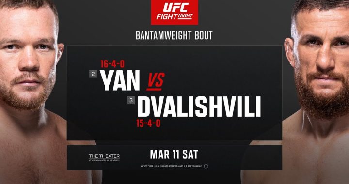 UFC Las Vegas Results - Yan vs. Dvalishvili