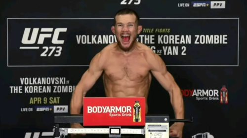 UFC Las Vegas weigh-in results - Yan vs. Merab Dvalishvili