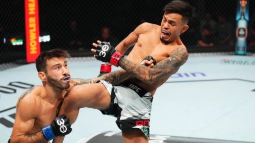 Brandon Royval stunningly knocks Matheus Nicolau out in opening round at UFC on ESPN 44