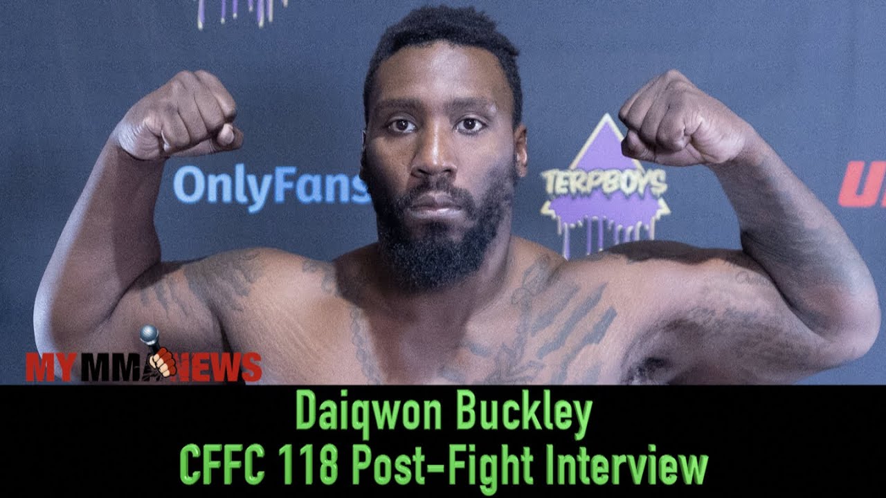 Daiqwon Buckley discusses his TKO win at CFFC 118 - Vimarsana News