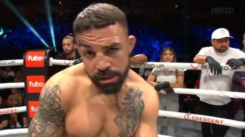 Mike Perry overwhelms Luke Rockhold, picks up second round TKO in BKFC 41 main event