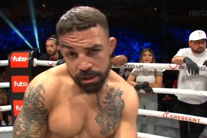 Mike Perry overwhelms Luke Rockhold, picks up second round TKO in BKFC 41 main event