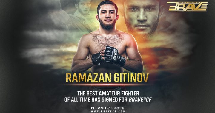 Ramazan Gitinov, best fighter in amateur MMA history, signs with BRAVE CF