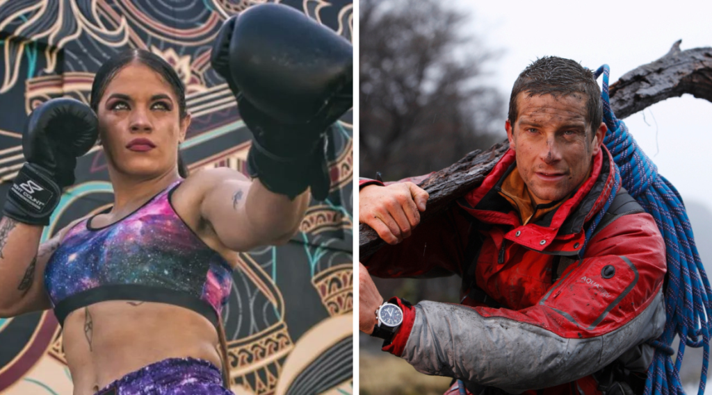 transgender mma fighter, Gita Figueroa, Bear Grylls, I survived Bear Grylls