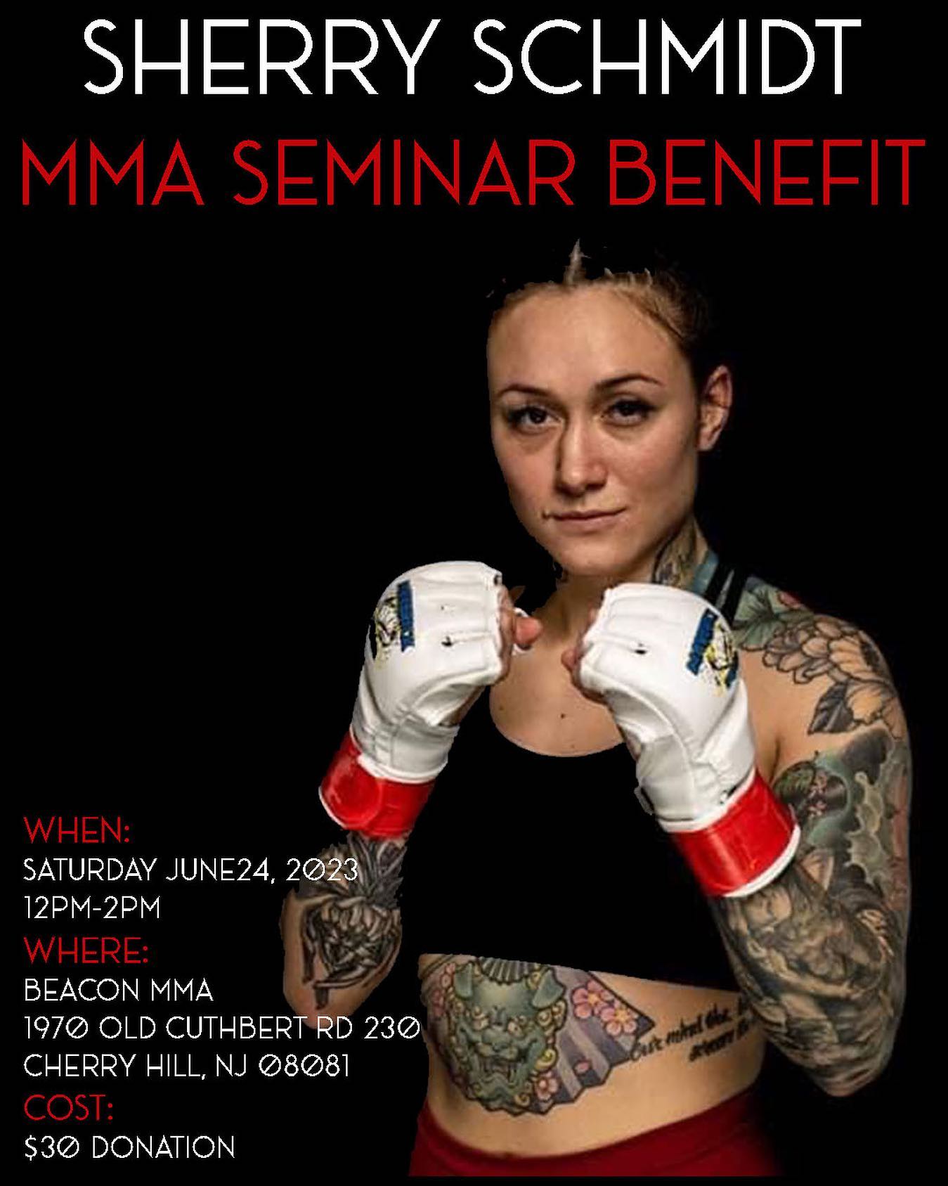 Sherry Schmidt, Beacon MMA, benefit seminar