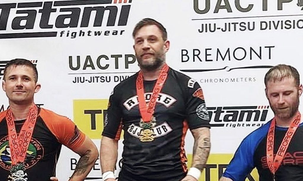 Tom Hardy wins first prize in 2022 Brazilian Jiu-Jitsu Open Championship in  UK