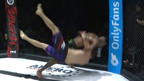 Alex Oliveira, judo throw