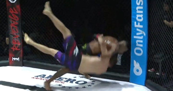 Alex Oliveira, judo throw