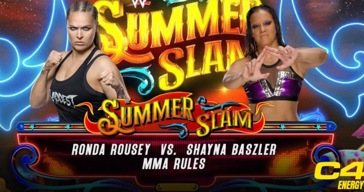 mma rules match, mma rules, WWE SummerSlam, Ronda Rousey, Shayna Baszler