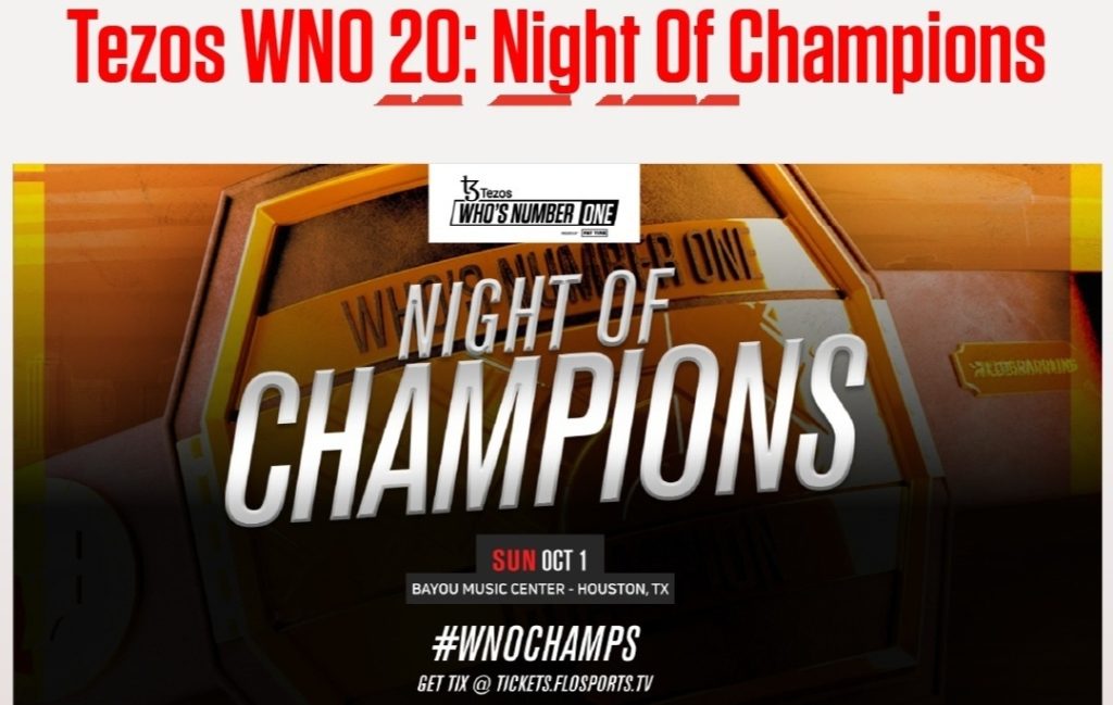 WNO 20, Night of Champions, Who's Number One