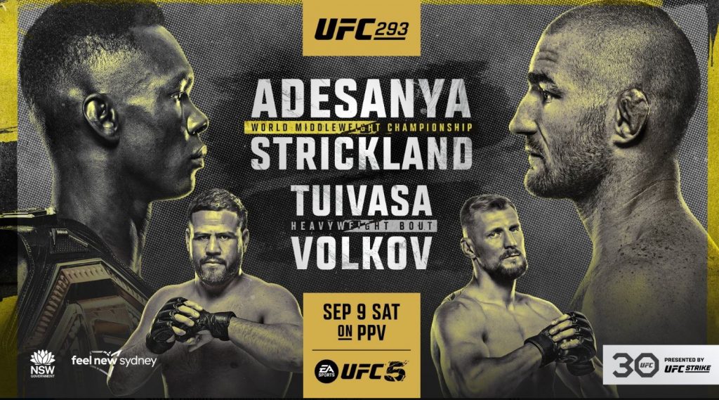 UFC 293 Results