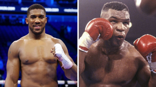 Anthony Joshua, Larry Holmes, Mike Tyson