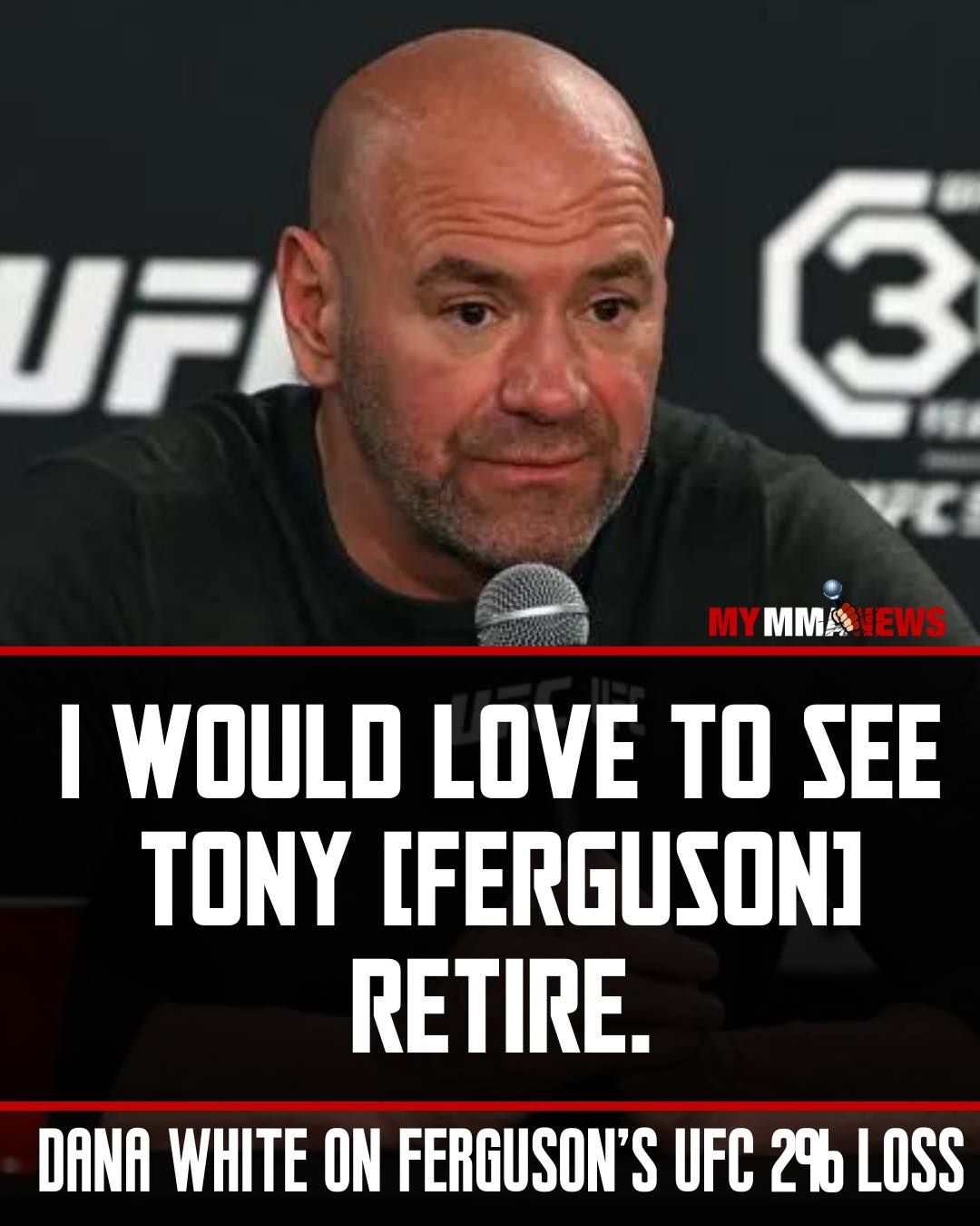 Tony Ferguson, Dana White, UFC 296