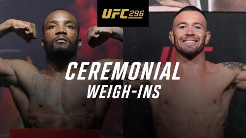 UFC 296, UFC 296 weigh-ins