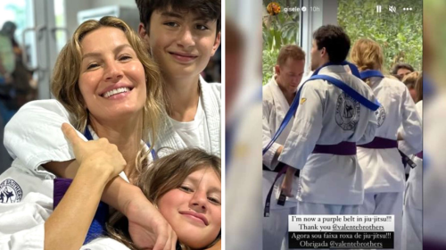 Gisele Bündchen, Tom Brady, purple belt