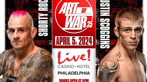 Art of War Cage Fighting, Art of War 35, Justin Scoggins, Sean Santella