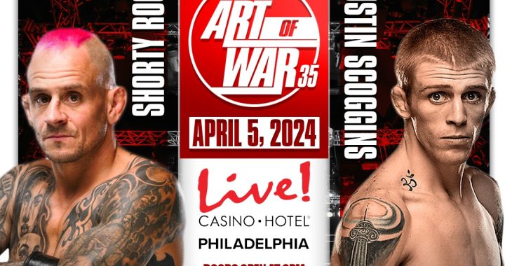 Art of War Cage Fighting, Art of War 35, Justin Scoggins, Sean Santella