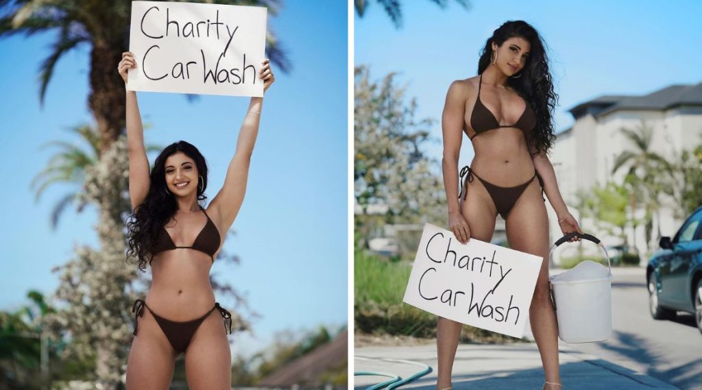 Arianna Grace, charity car wash