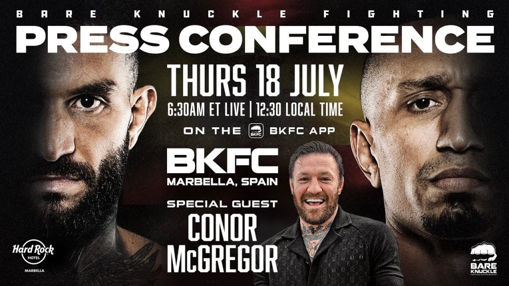 BKFC Marbella, Conor McGregor