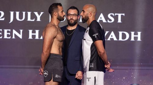 Mostafa Nada vs Abdel Rahmane (Credit: PFL MENA)