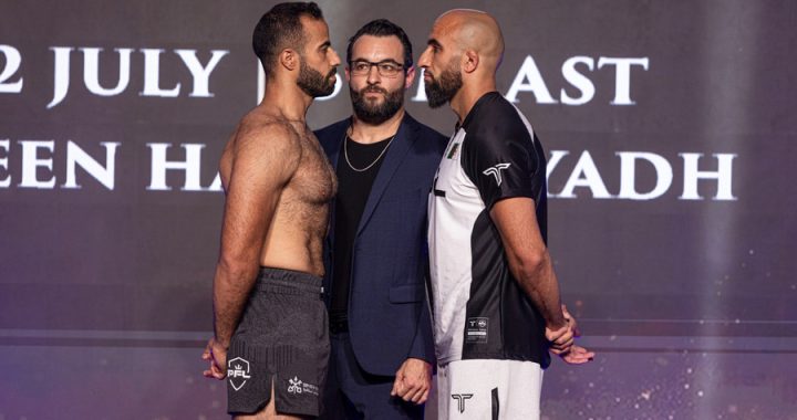 Mostafa Nada vs Abdel Rahmane (Credit: PFL MENA)