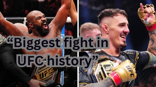 UFC history, biggest fight, jon jones, tom aspinall