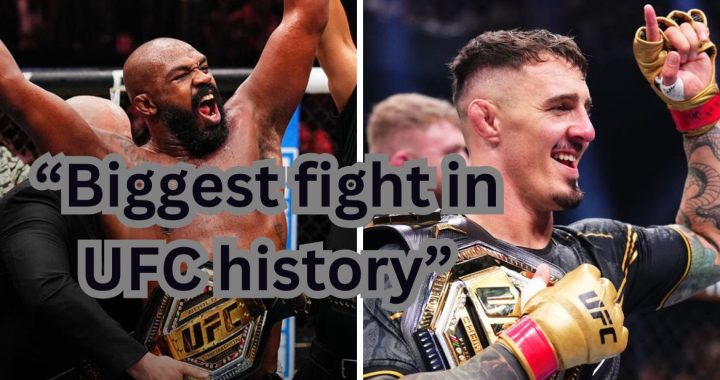 UFC history, biggest fight, jon jones, tom aspinall