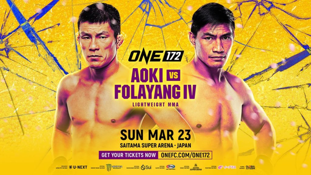 Shinya Aoki, ONE 172, Eduard Folayang