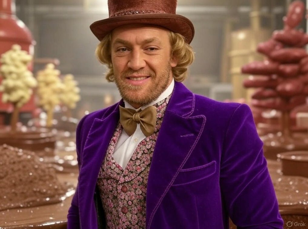 Willy Wonka movie, Conor McGregor, Wily Wonka