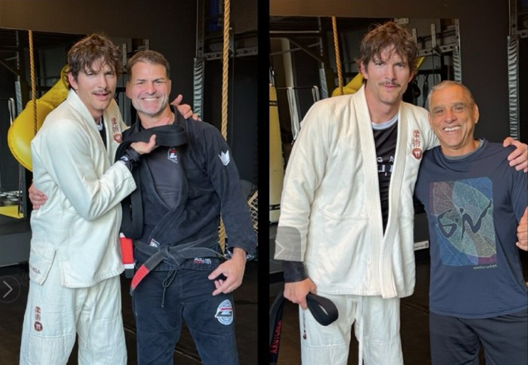 Ashton Kutcher, black belt