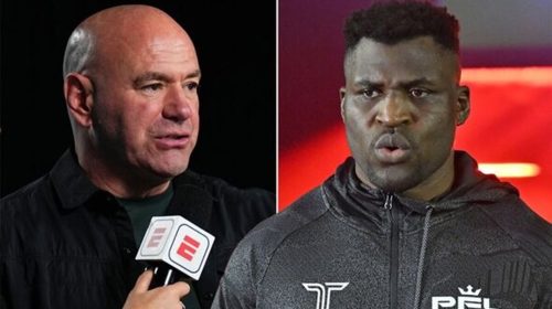 Francis Ngannou, Dana White