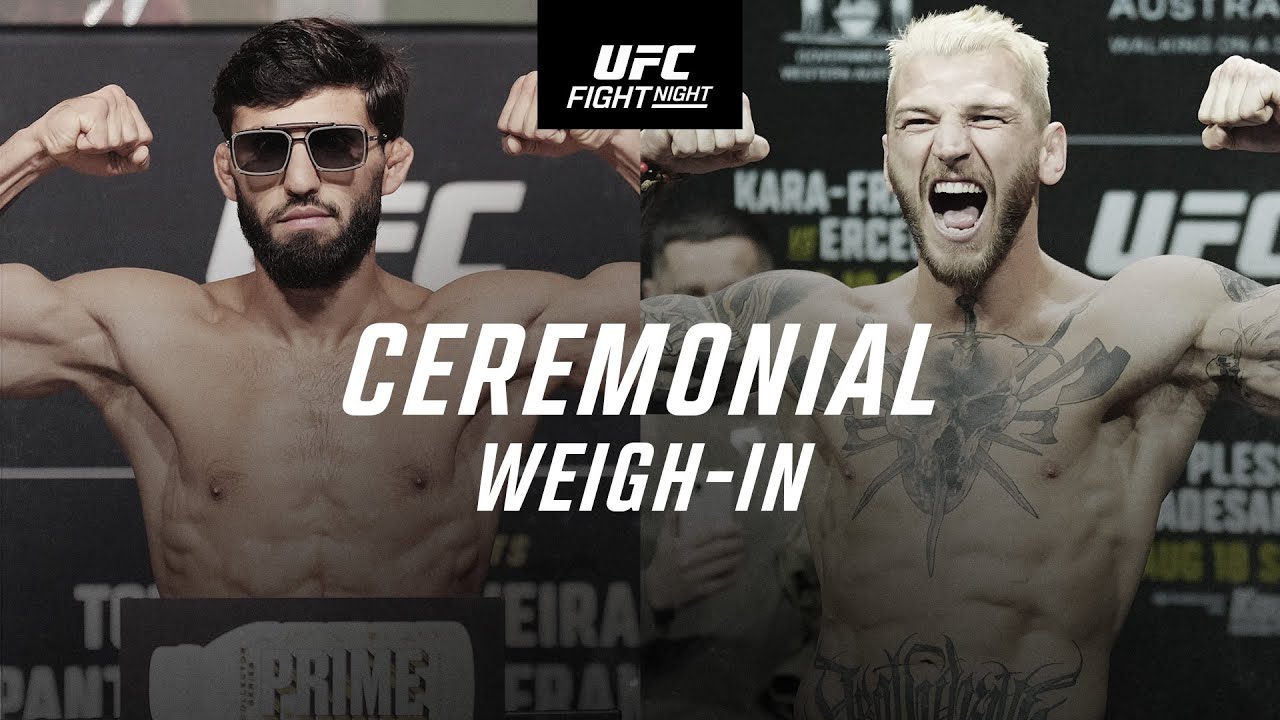 UFC Qatar weigh-in results and video – Tsarukyan vs. Hooker