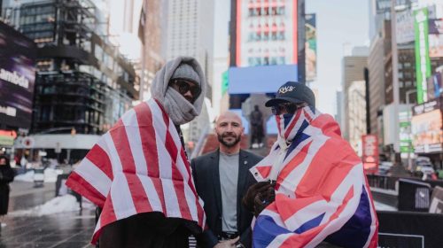 Deontay Wilder, Derek Chisora, Times Square