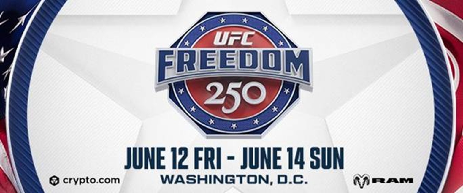 UFC Freedom 250 takes place June 12-14