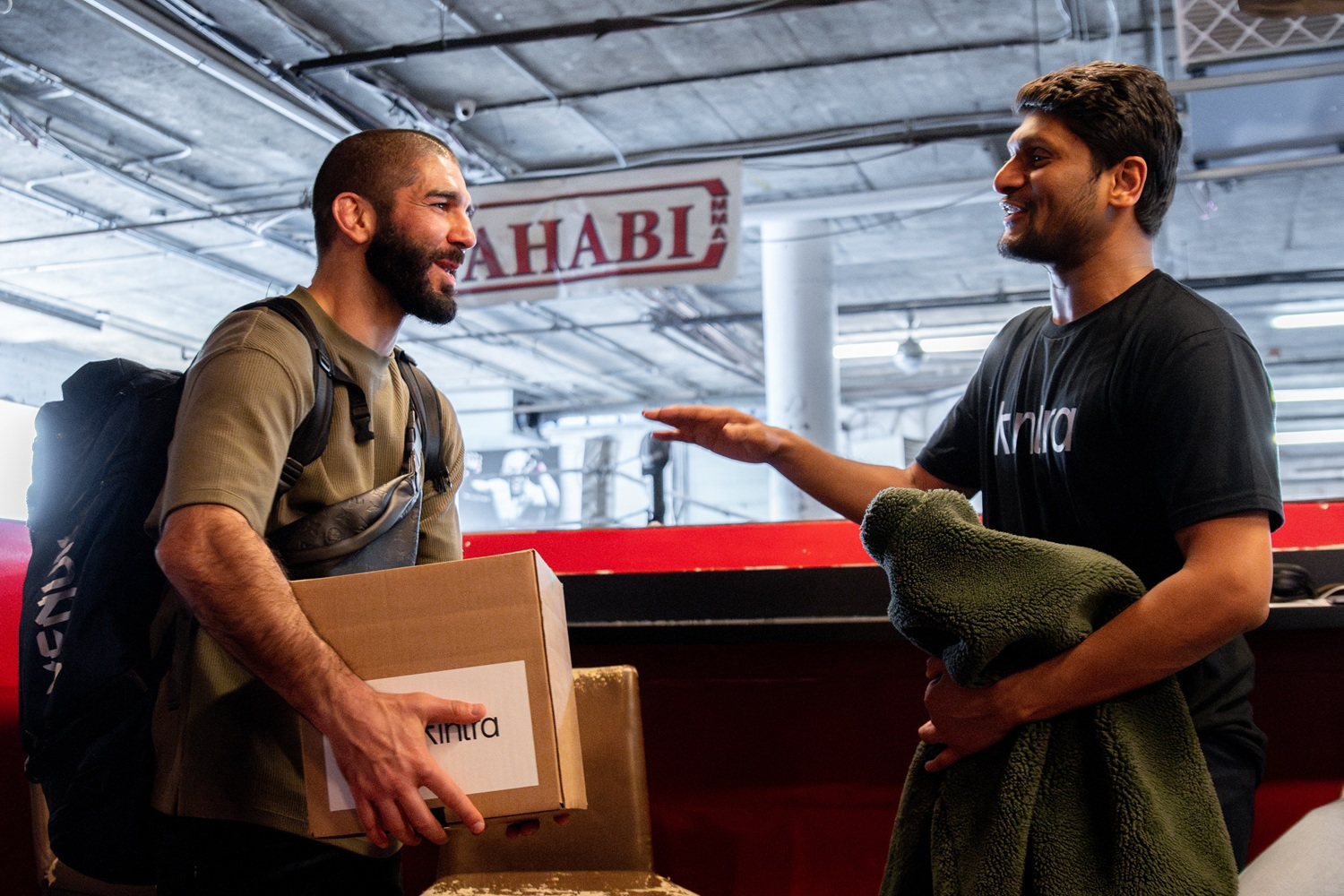 Biomarker Science, fight camps, Firas Zahabi, Kintra