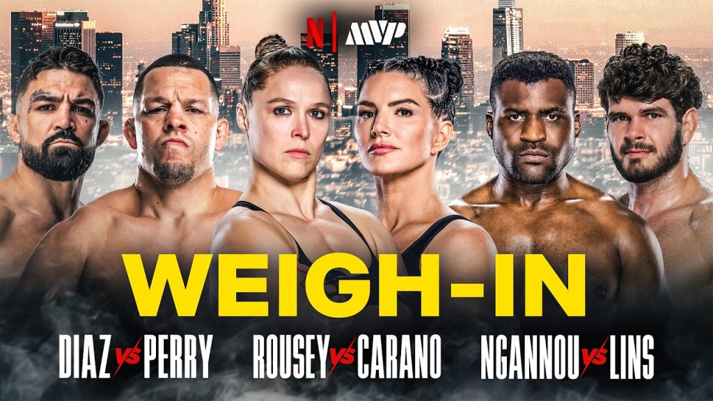 MVP MMA, Ronda Rousey, Gina Carano, Rousey vs Carano