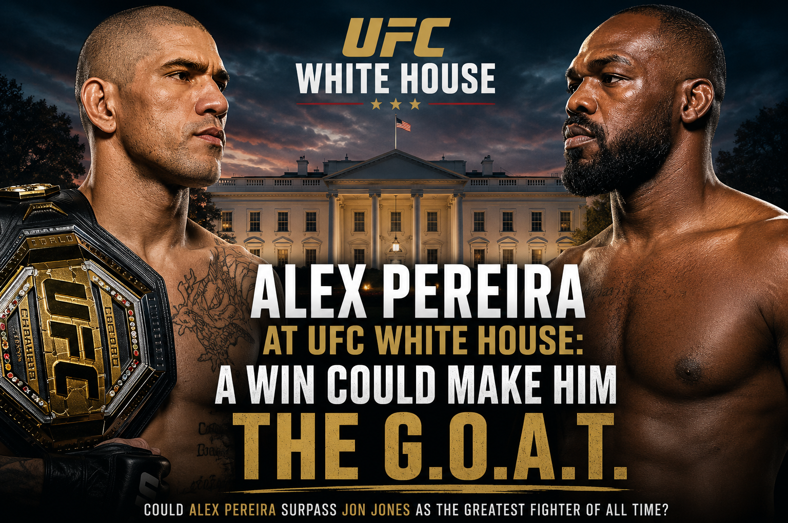 Alex Pereira, Jon Jones, GOAT