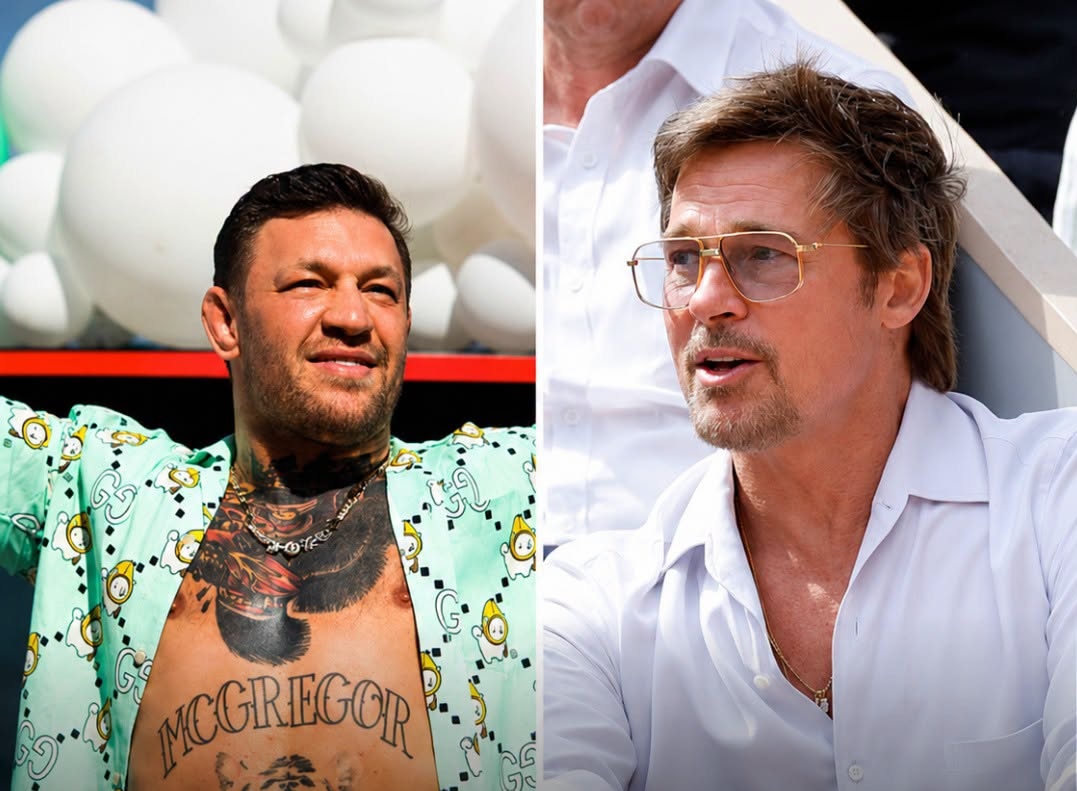 Conor McGregor, Brad Pitt