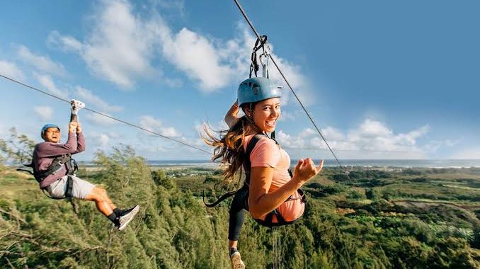 Ziplining